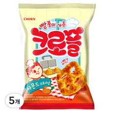 크라운 아몬드 크로플 과자  5개, 50g