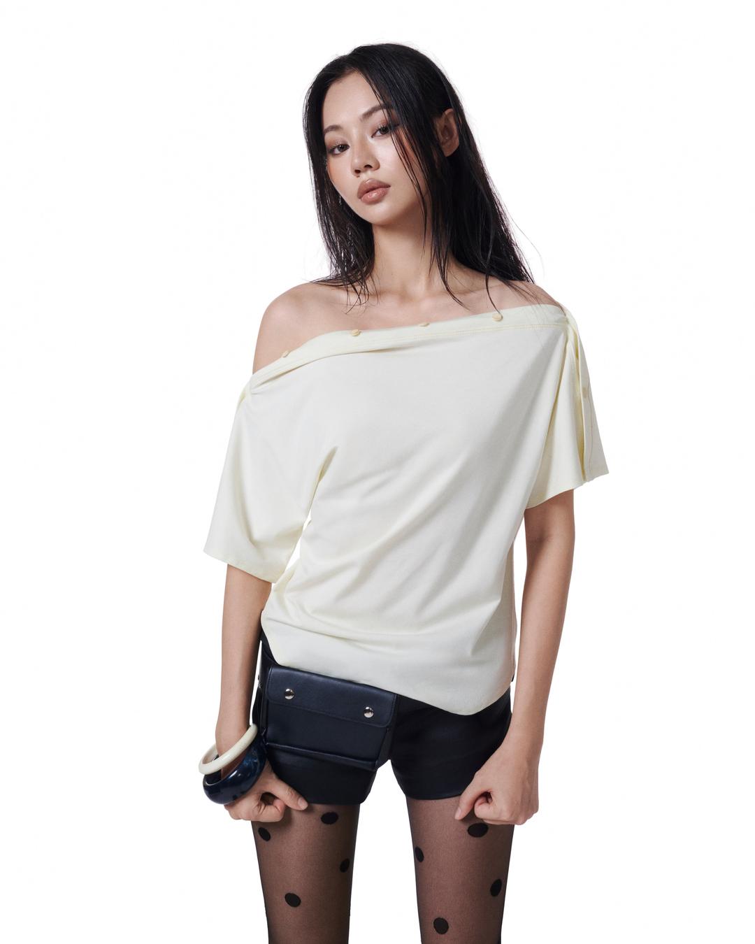 Muse Button Top (Butter) – Plop Apparels