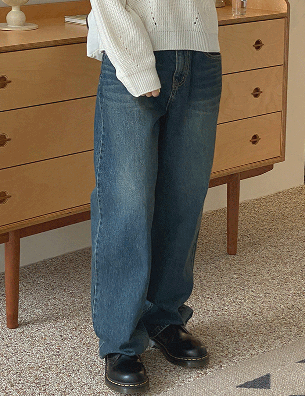 [MD 추천]베러 워싱 데님 와이드 팬츠(1color)