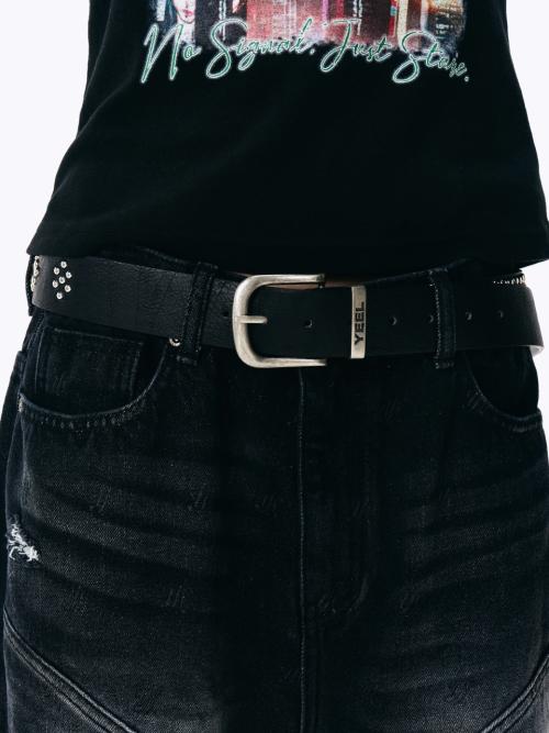 YEEL STUDDED BELT BLACK