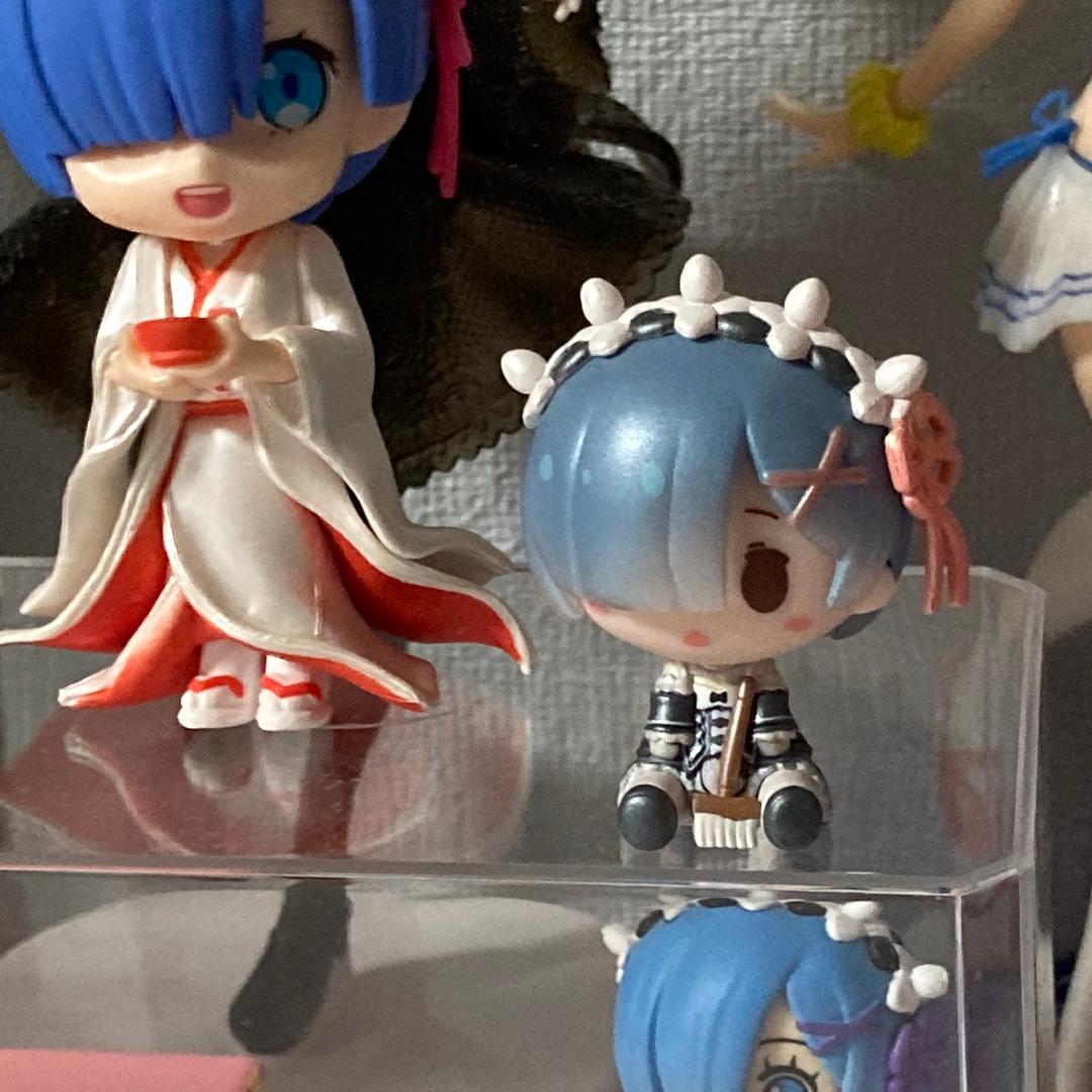 리제로 렘 제일복권 초코노코 미니 피규어 청소렘