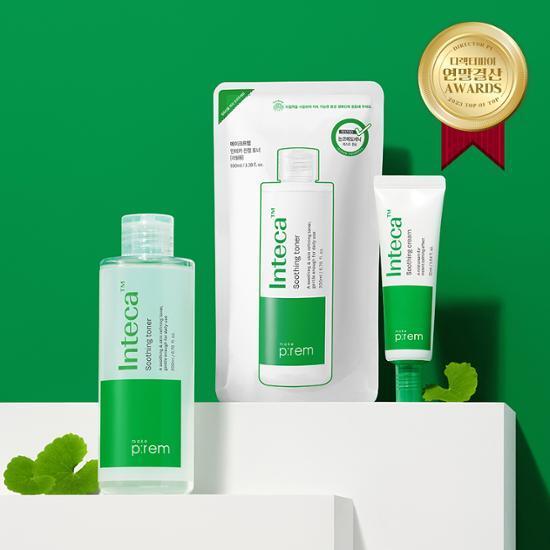 [2월올영픽/디렉터파이Pick] 메이크프렘 인테카 진정 토너 200ml 기획 (+100ml 리필팩+크림 31ml)