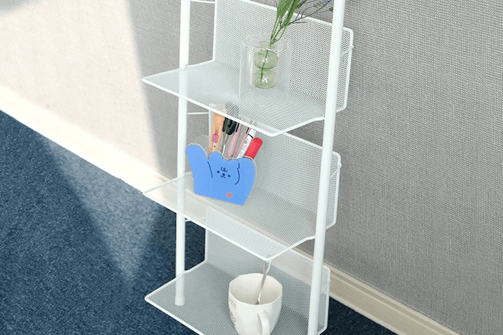 철제 인테리어 사다리 수납 선반 기본 북타워 2colors