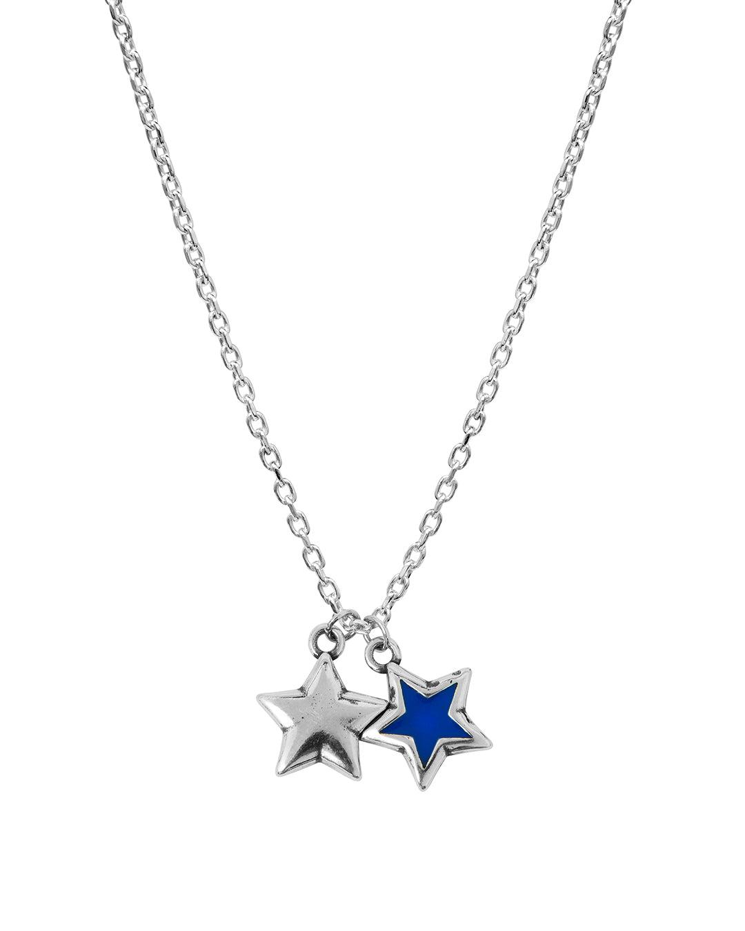 Collier Émaillé Two Stars