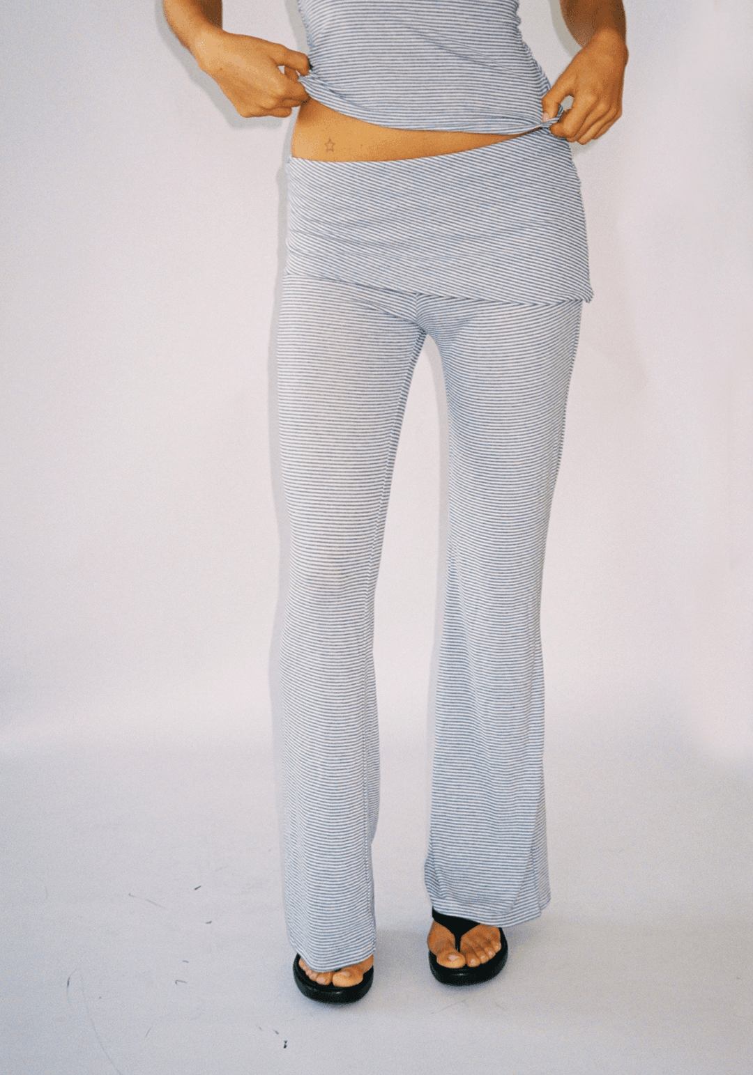 Thalia Pants in Pacific Stripe - XS