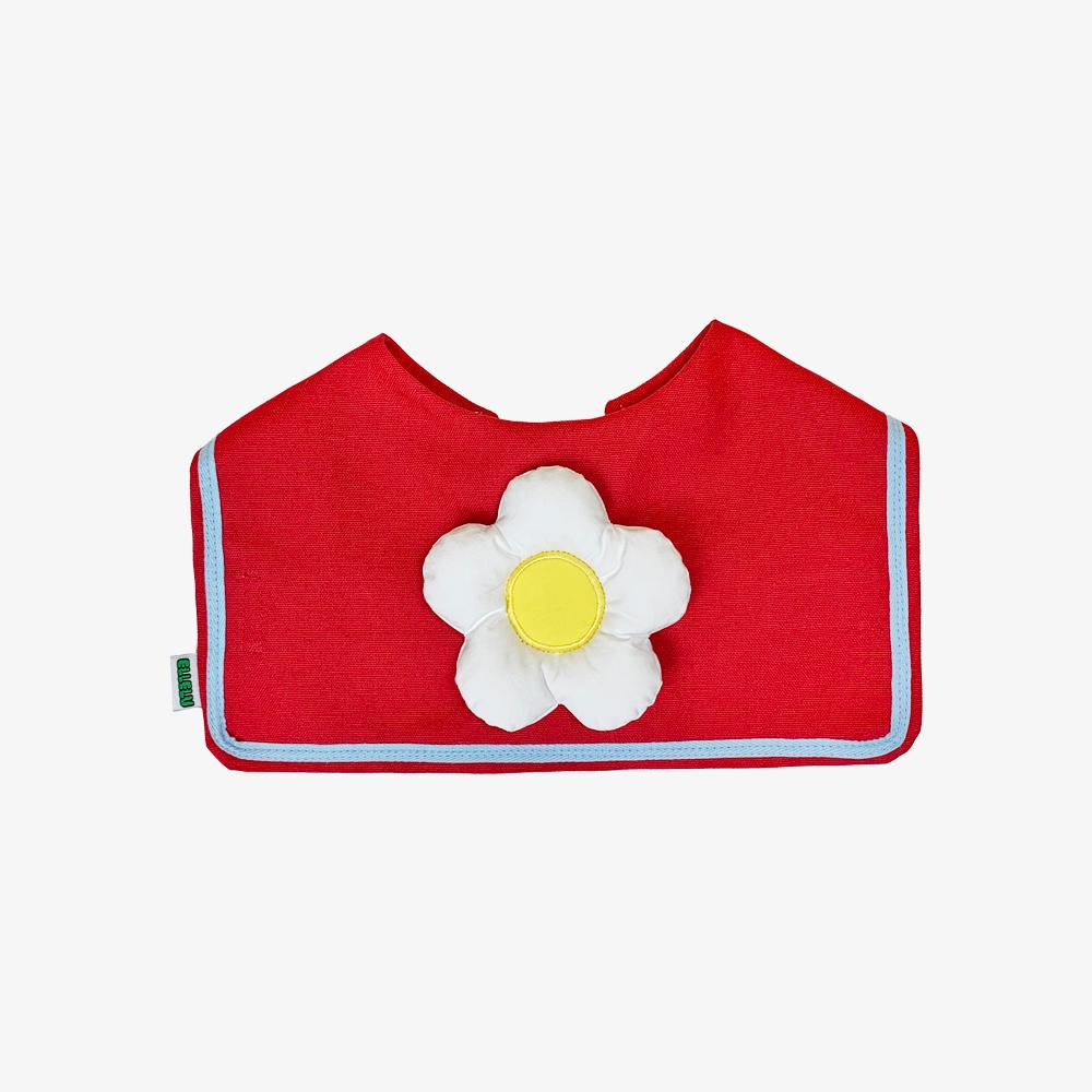 엘레루 데이지 리본 케이프-레드