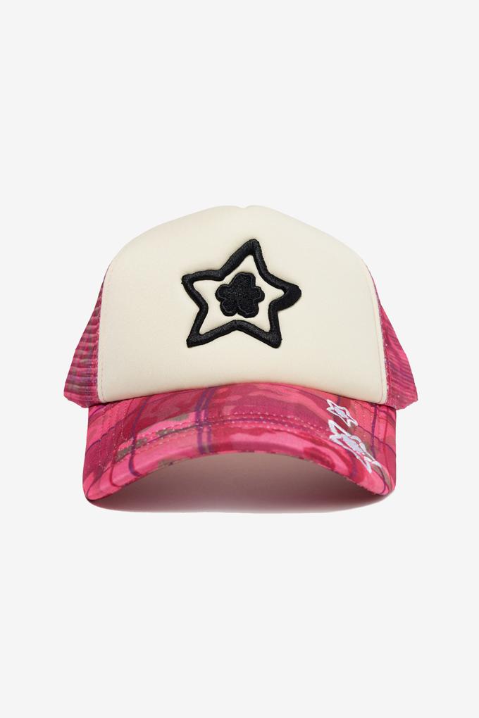 CAMO PLAID FOAM TRUCKER HAT