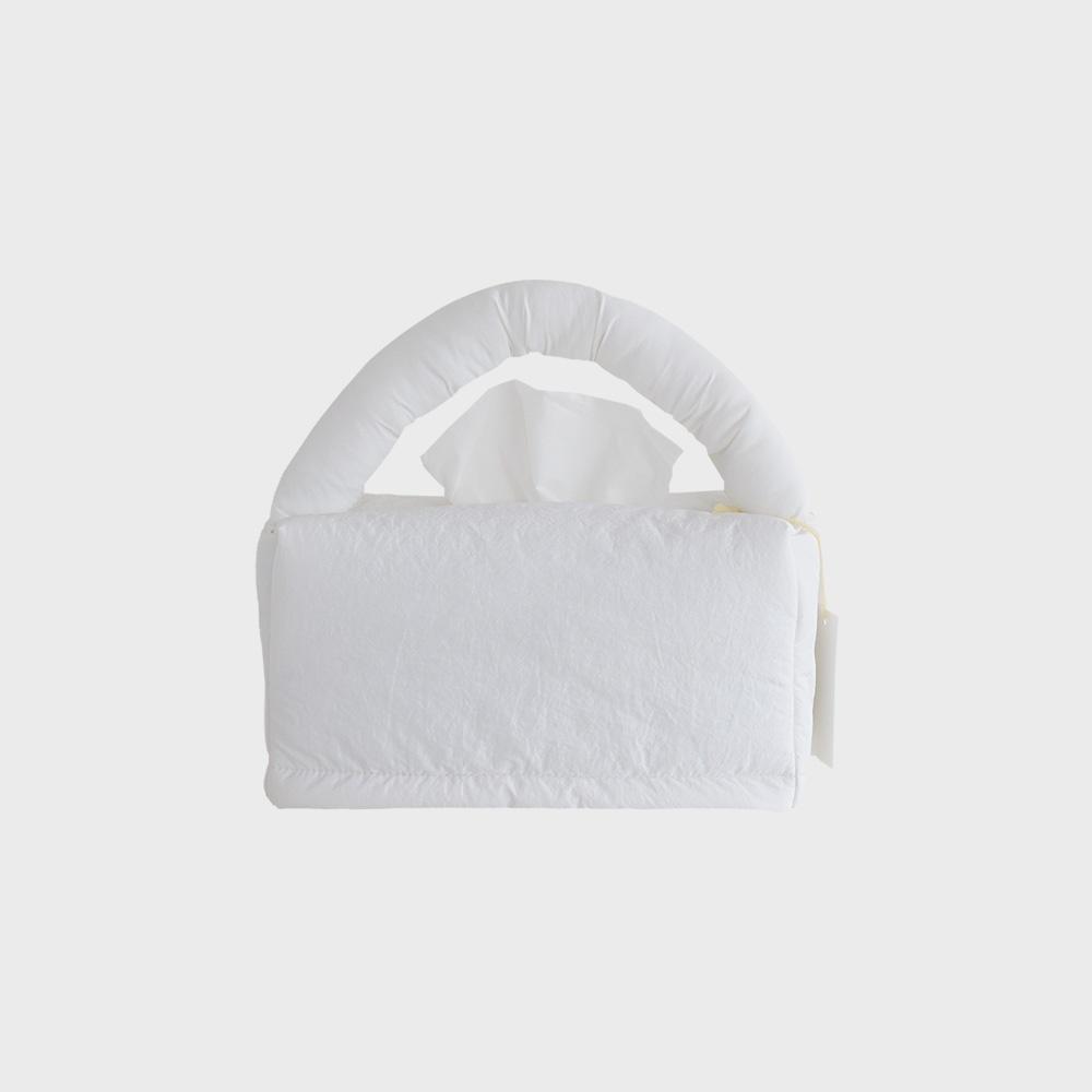 [29CM단독 / 선물포장] cuddle 핸드그립 티슈 케이스 - 화이트