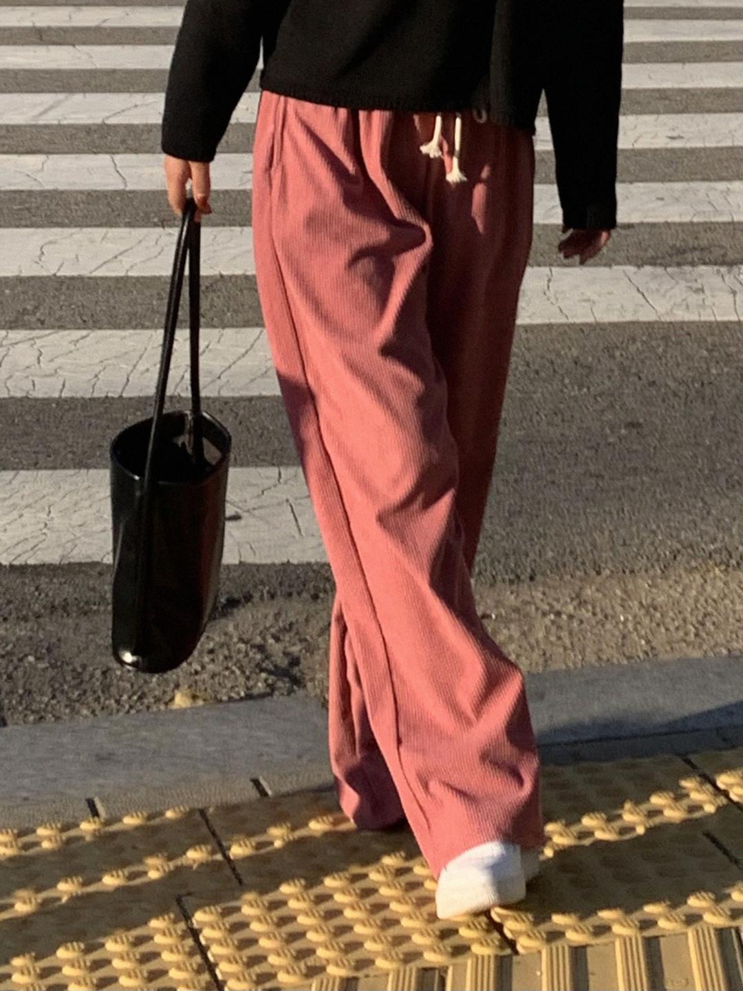 코듀로이 밴딩 pants