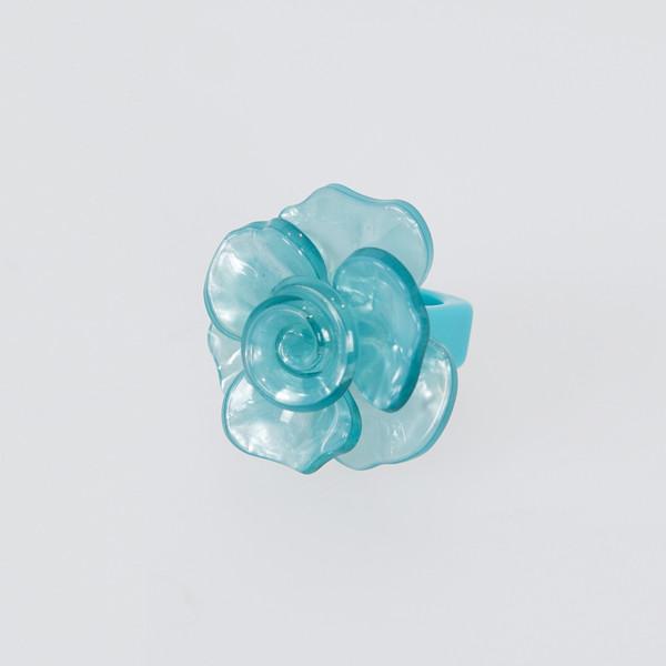 Blue Rose Ring