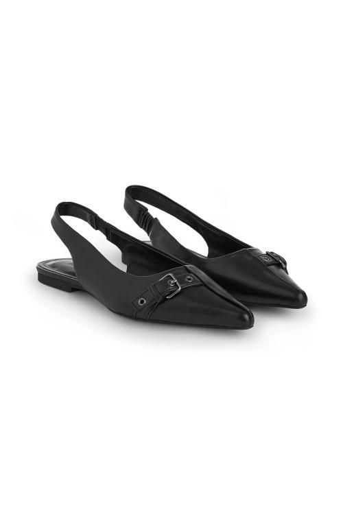 DEINET BUCKLE MULE IN BLACK
