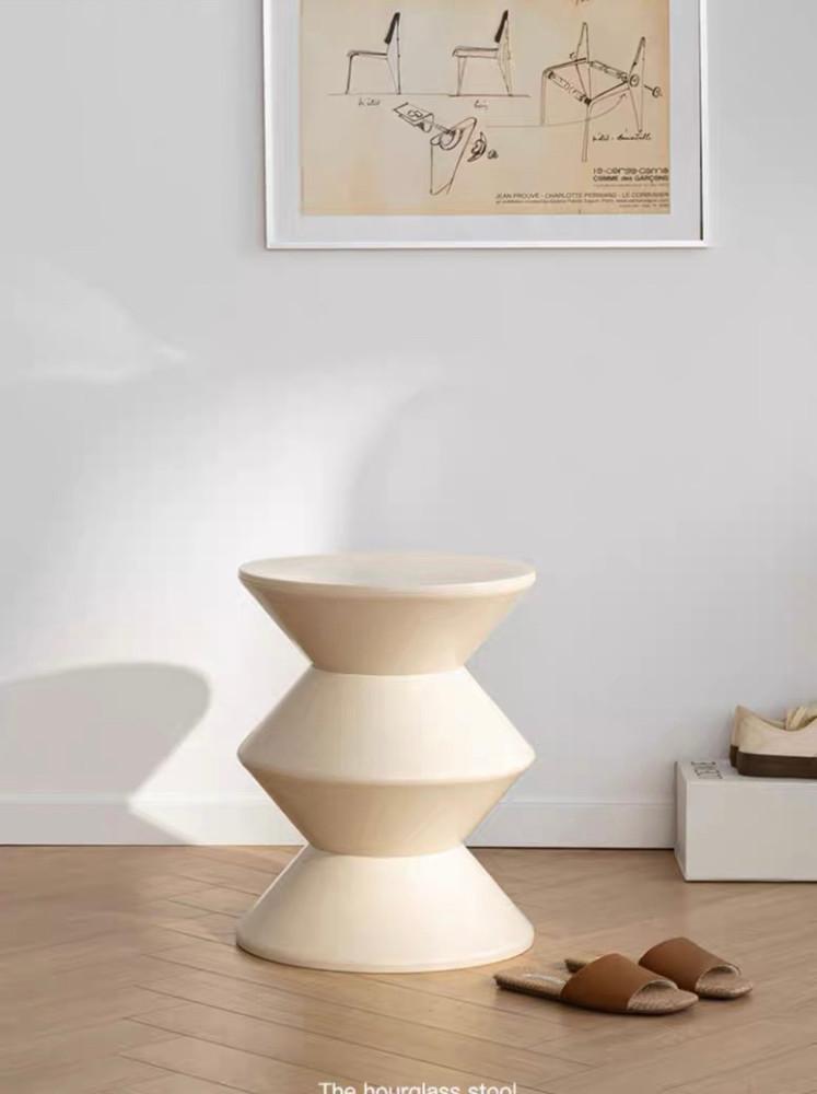 모래시계 스툴 협탁 홈 카페 인테리어 디자인 의자