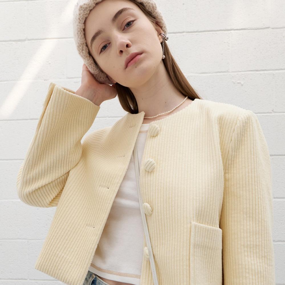 23 Spring_ Yellow Corduroy Blazer [예약]