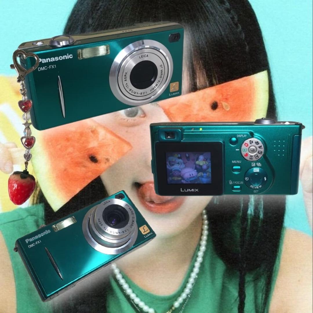 파나소닉 루믹스 Dmc-FX1 그린 빈티지디카