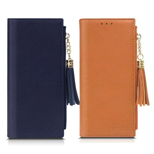 갤럭시A16 바닐라 감성 지퍼 다이어리 케이스 태슬포함 A165N A166N