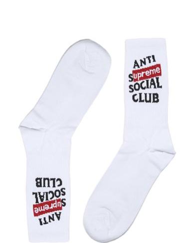 슈프림x안티소셜소셜클럽 양말