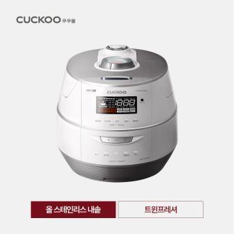 트윈프레셔 밥솥(10인용, 올스테인리스 내솥)