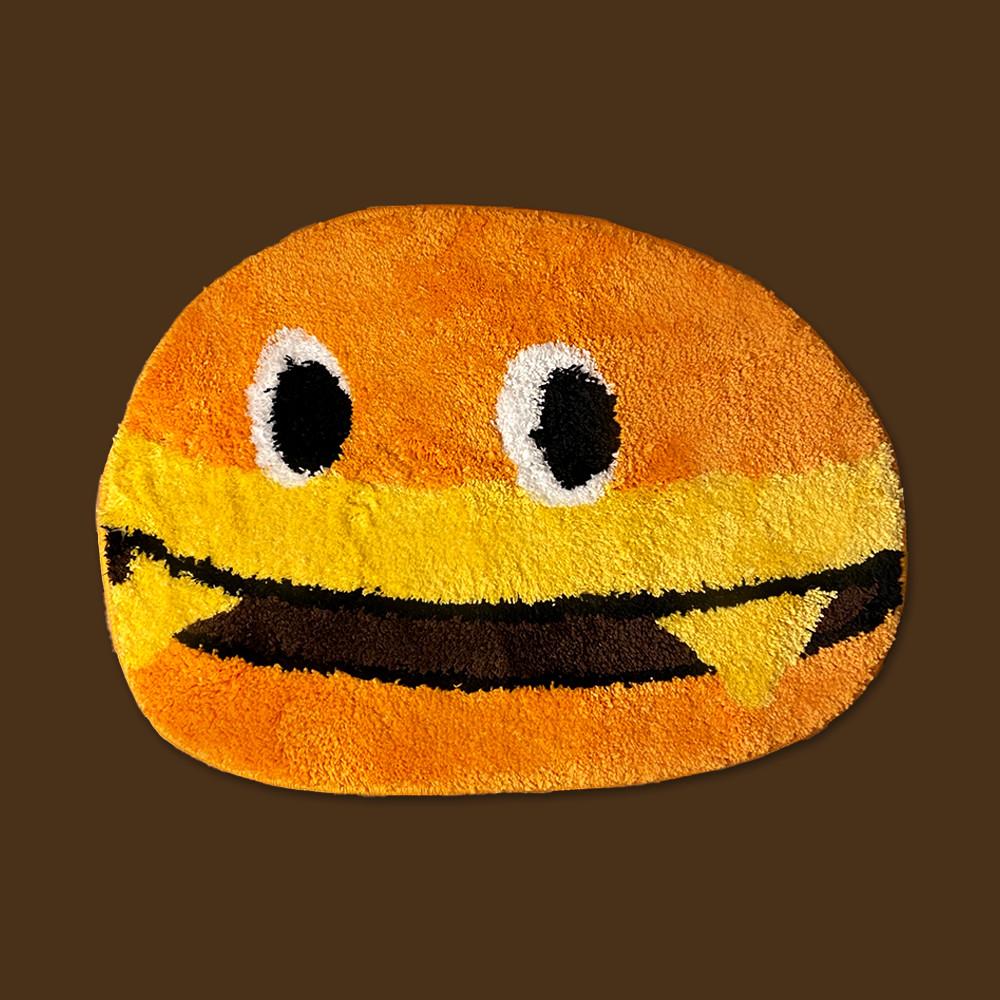 햄버거 러그 치즈버거 발매트 유니크 키치 미국 레트로 매장 인테리어 욕실 침실 미끄럼방지