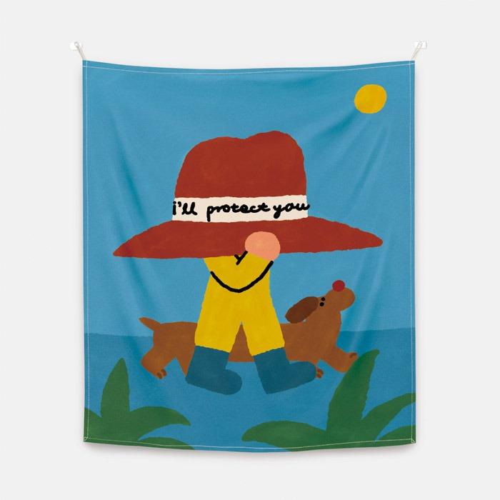 I'LL PROTECT YOU 패브릭 포스터 대형