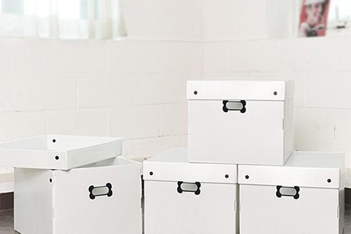 리빙박스 뉴탄탄 정리함 4P 수납정리함