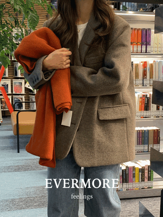 필링스 [evermore] 르메 울 코트 자켓 (3color)
