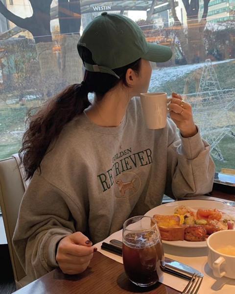 베데떼 프리러브 리트리버 맨투맨 자수 mtm (3col)