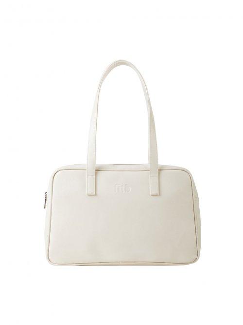 Trapezoid Shoulder Bag (crack)(eggshell)
