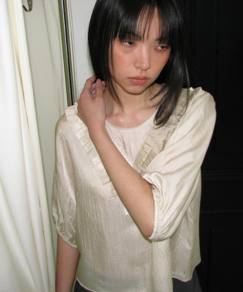 Shimmer blouse (Beige)