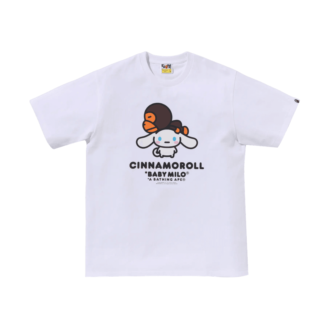 BAPE Baby Milo x Cinnamoroll T-Shirt White