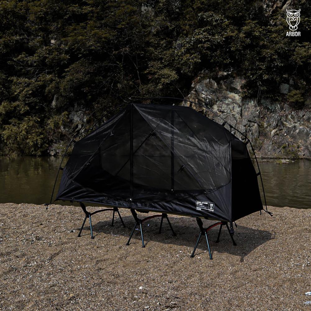 아버 캠핑 야전침대 1인용 솔캠 메쉬 코트텐트 (10/19발송)