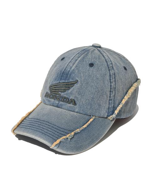 혼다 모터사이클(HONDA MOTORCYCLE)  Honda Vintage Cutoff Cap_Indigo Medium - 사이즈 & 후기 | 무신사