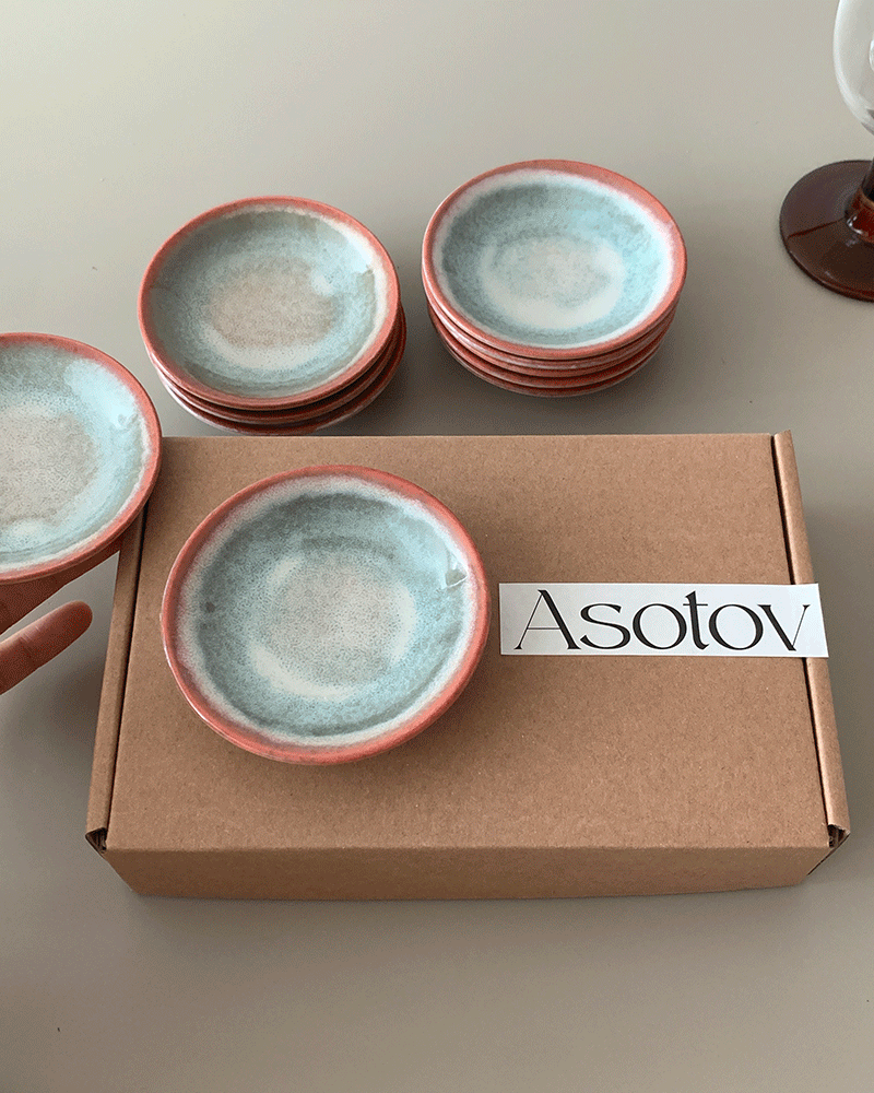 Peach blur plate (1c)