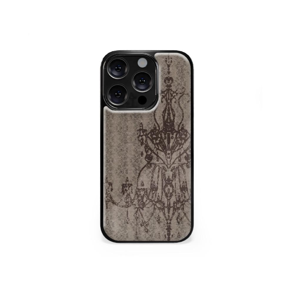 lace khaki brown epoxy phone case