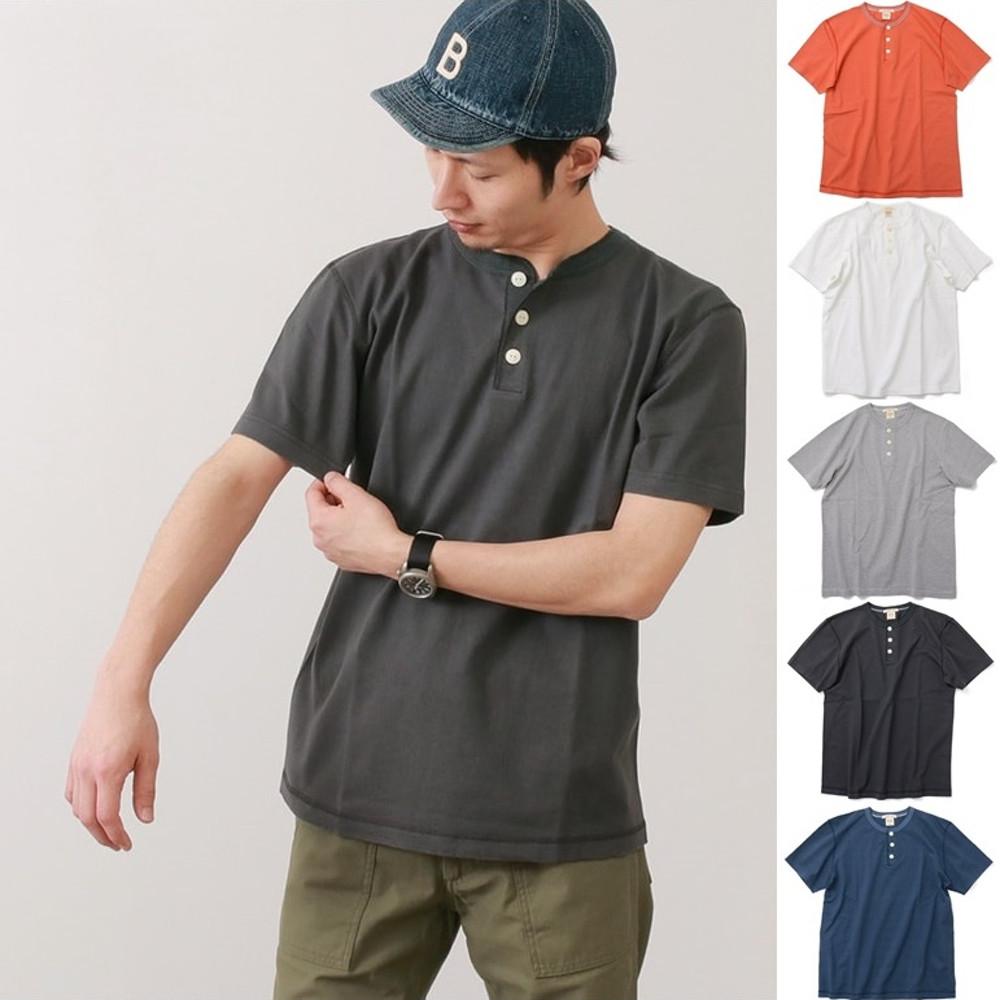 반스아웃피터스 빈티지 헨리넥 티셔츠 BR-8146 HENRY NECK TEE