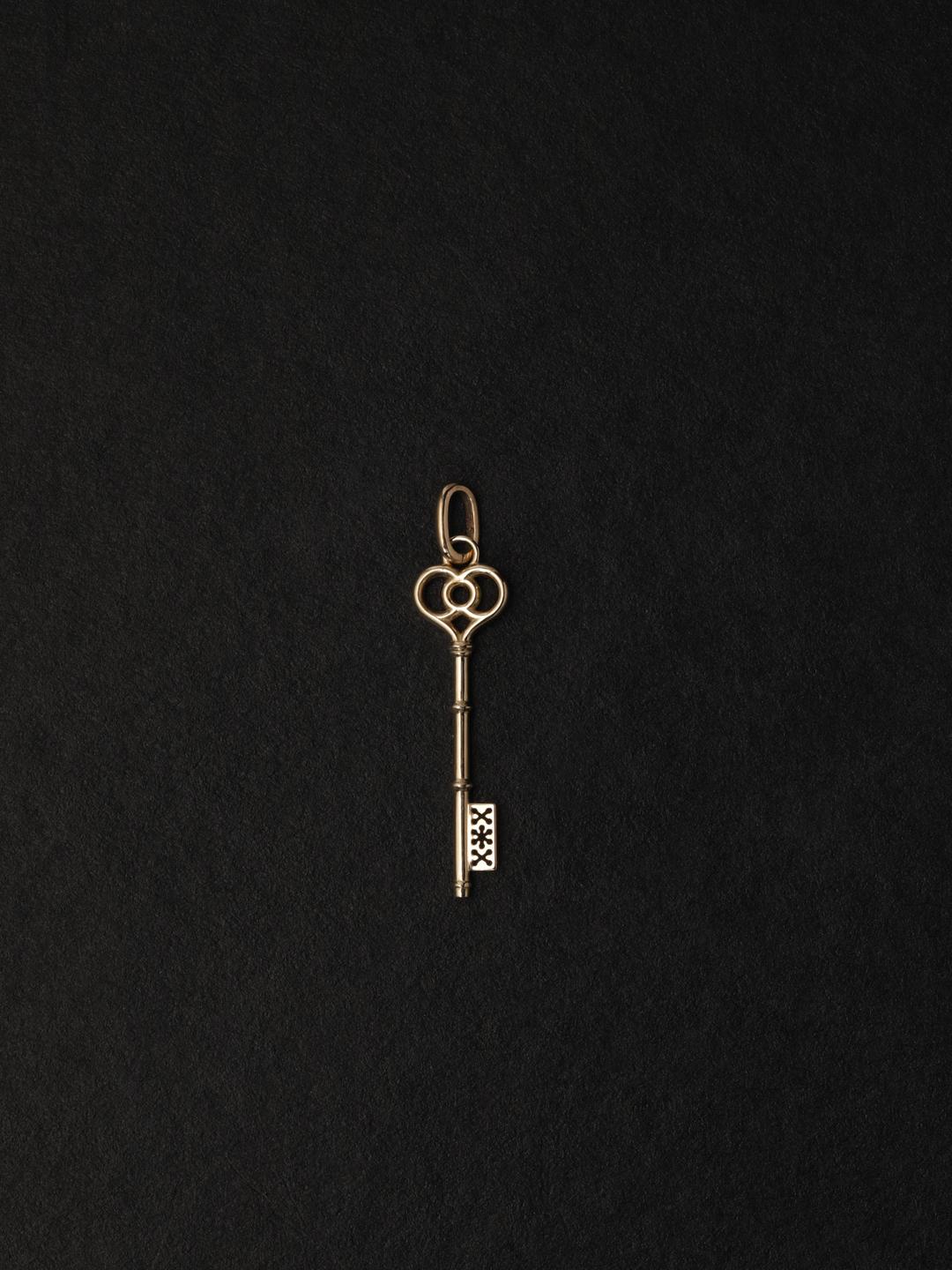 cle de chance pendant: heart.