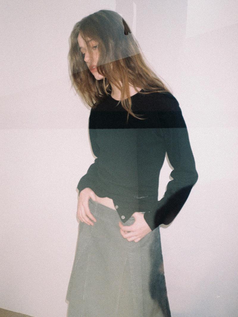 Black Attitude Wool Cardigan (3rd)