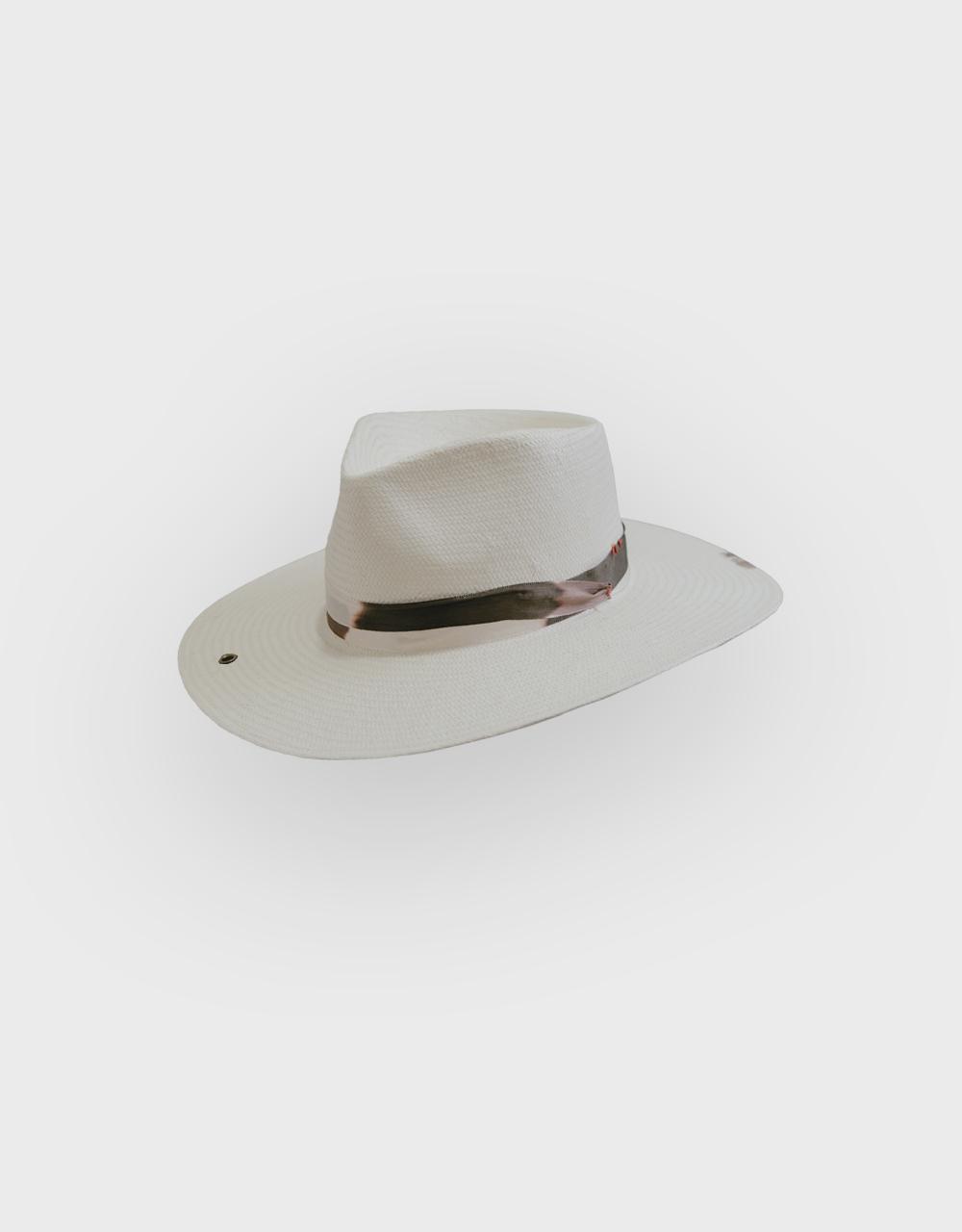 Still paper fedora_Ivory