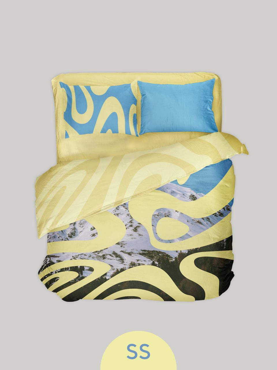 DRP 심리스 베딩 FLOWS AROUND ME SS 시트세트