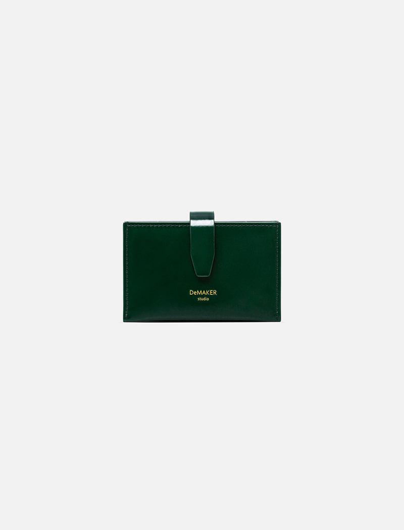 Folding wallet-deep green