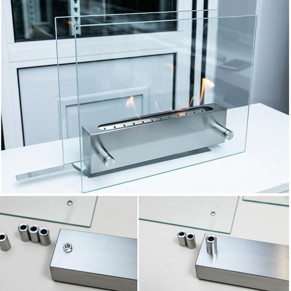 Zerosun Ethanol fireplace(Sliver)