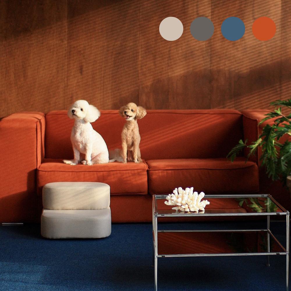 스윙도츠 페블스텝 원목 강아지 고양이 애견 계단 2단 높은 논슬립 펫스텝 반려견 스텝퍼