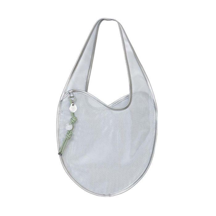 Nest Mesh Shoulder Bag_Silver