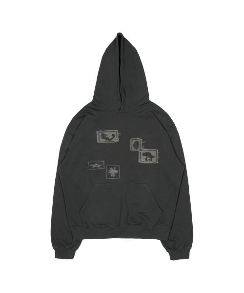 TCM fossil hoodie (charcoal)