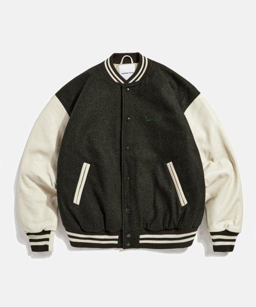 Standard Varsity Jacket Moss Green