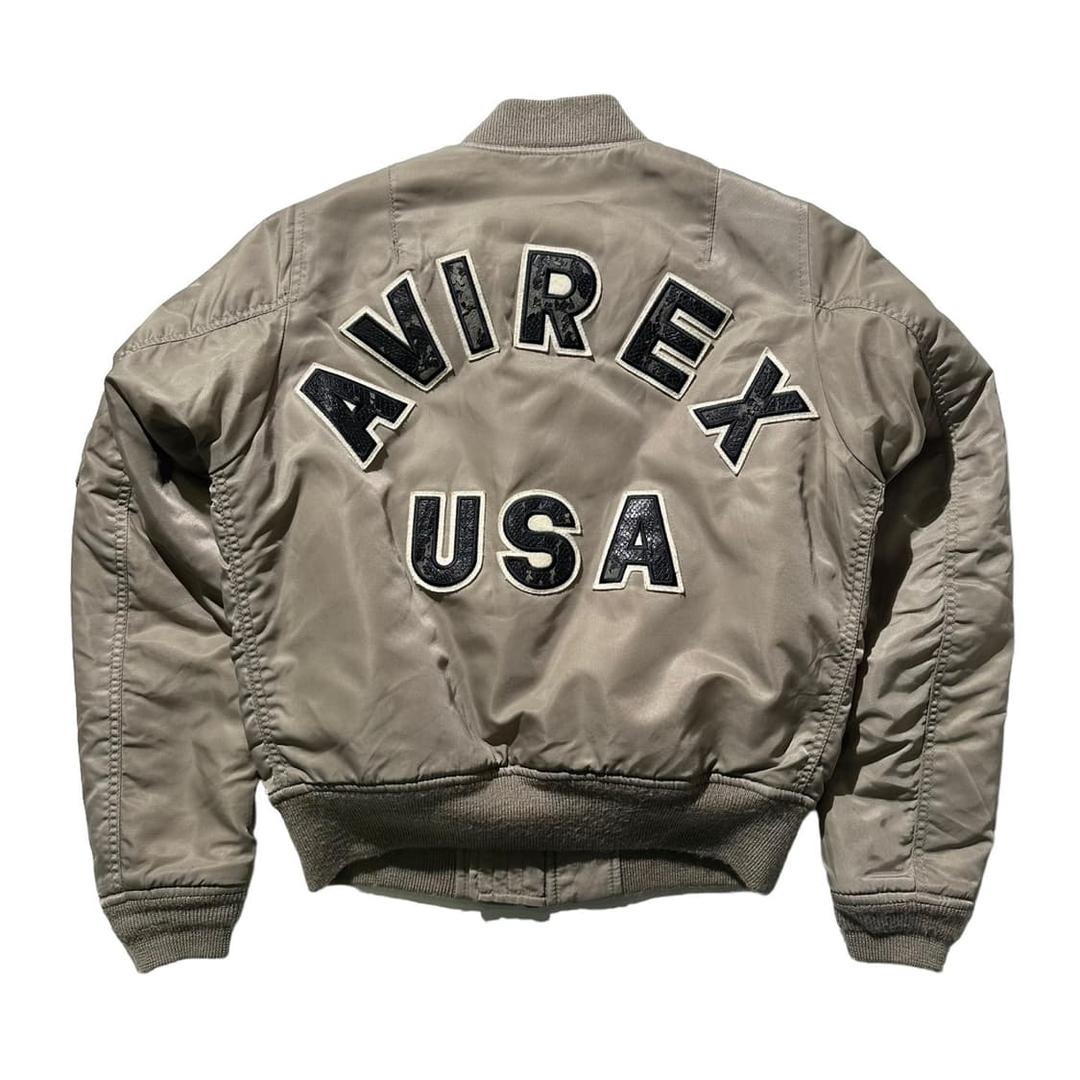 아비렉스 우먼즈 아치로고 Ma-1 항공점퍼 | 후루츠패밀리