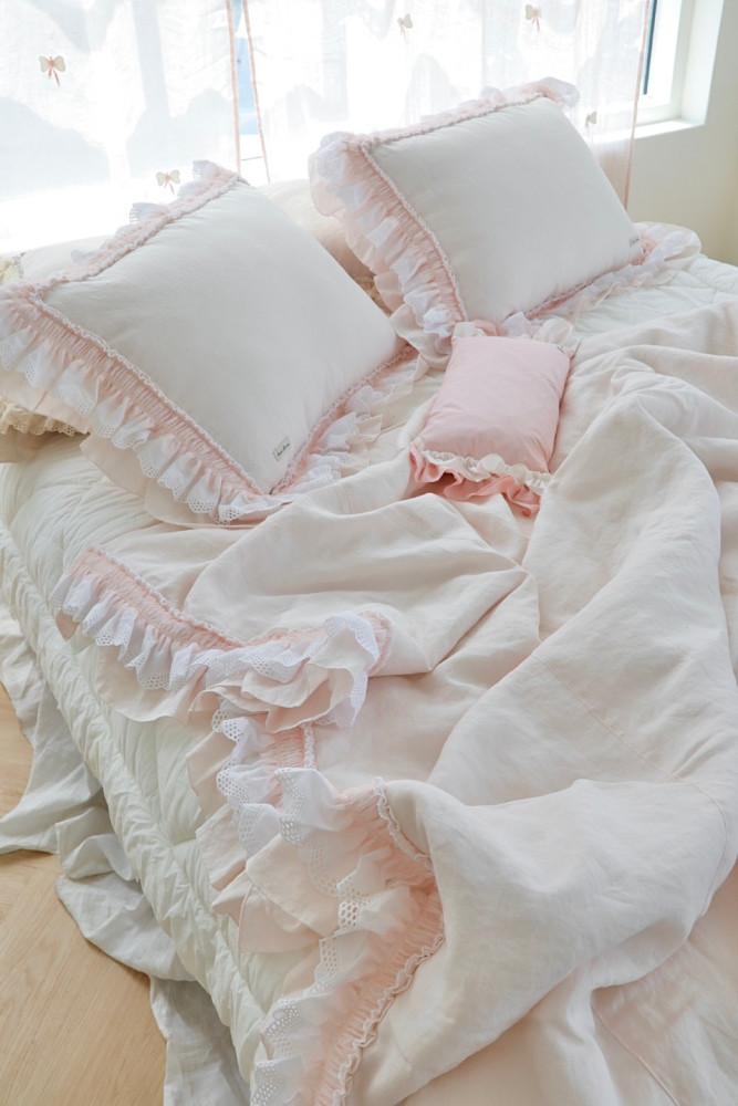 🔺공구🔺 프리미엄 블로썸 베딩 (베개커버2장포함) [프렌치럭셔리] 사계절이불 차렵이불