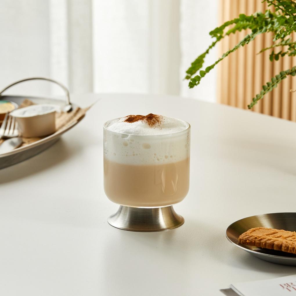 스텐 받침 내열 유리잔 250ml_GA0125010