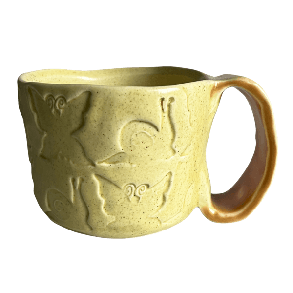 SNAIL&BUTTERFLY STAMP CUP (Yellow)