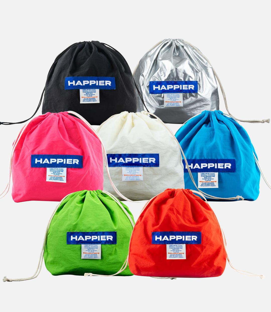 [Pouch] Happier label fortune pouch_L