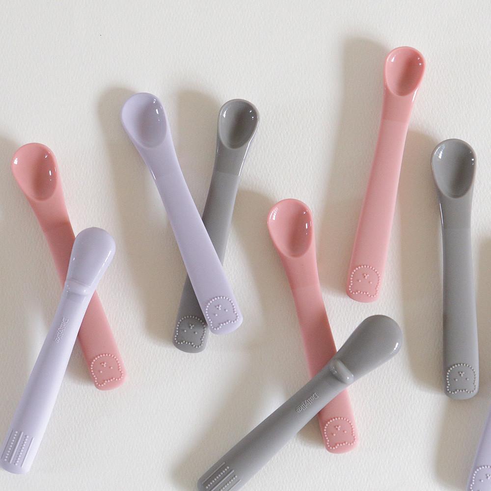 [데일리라이크] 봉봉 온도감지 이유식 스푼 (1단계/2단계) 택1 01-03